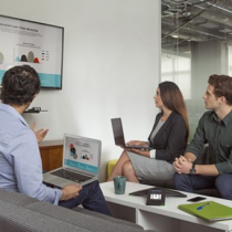 Polycom RealPresence Video Technology in use in meeting room