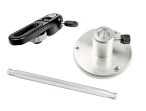Camera bracket, camera plate and connecting rod for camera