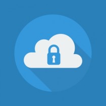 Cloud icon with Padlock