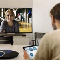 BlueJeans Meeting with Dolby Conference Phone and Data Sharing