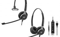 Sennheiser SC635 and SC665 headsets with adapter