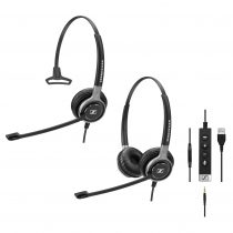 Sennheiser SC635 and SC665 headsets with adapter