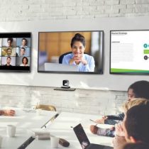 Zoom Rooms triple screen